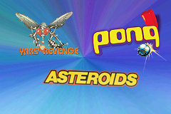 Pong & Asteroids & Yar's Revenge screenshot 2 for GameBoy Advance
